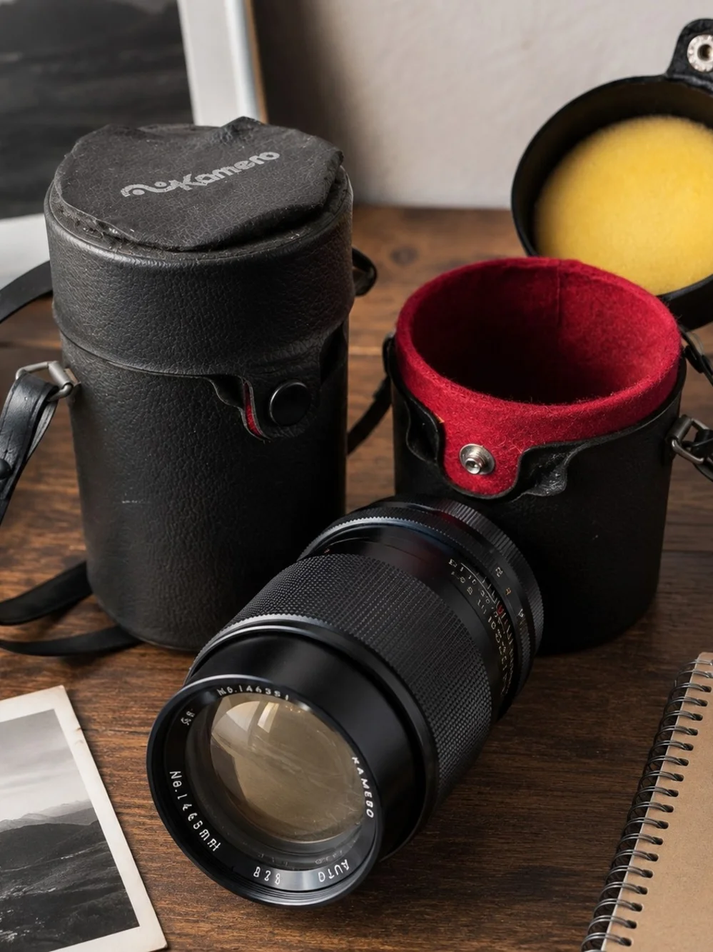 Vintage Kamero Auto 135mm f/2.8 M42 Camera Lens w/ Case